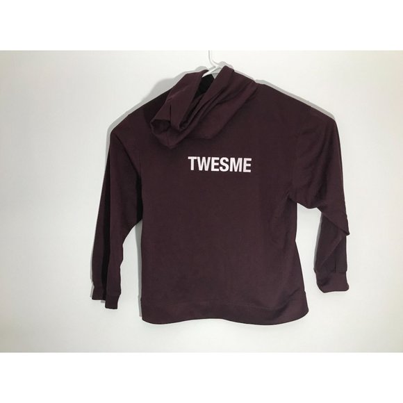 Hudson Valley Vikings Football Mens L Burgundy Hoodie Sweatshirt *5 - Picture 4 of 5